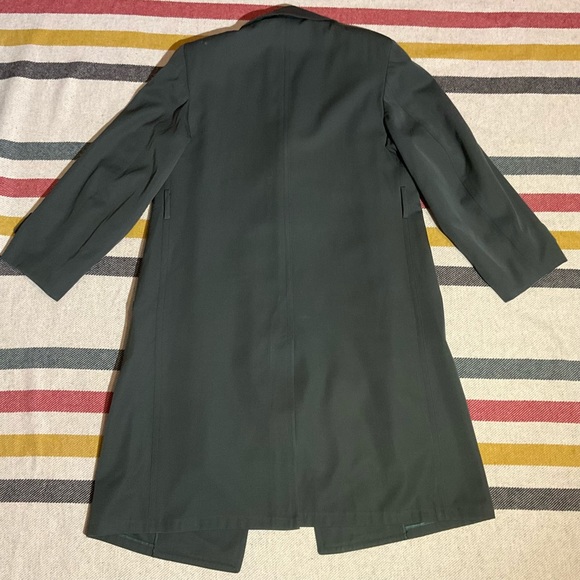 1960s Military Wool Trenchcoat / Overcoat w/ Removable Liner - Picture 4 of 16